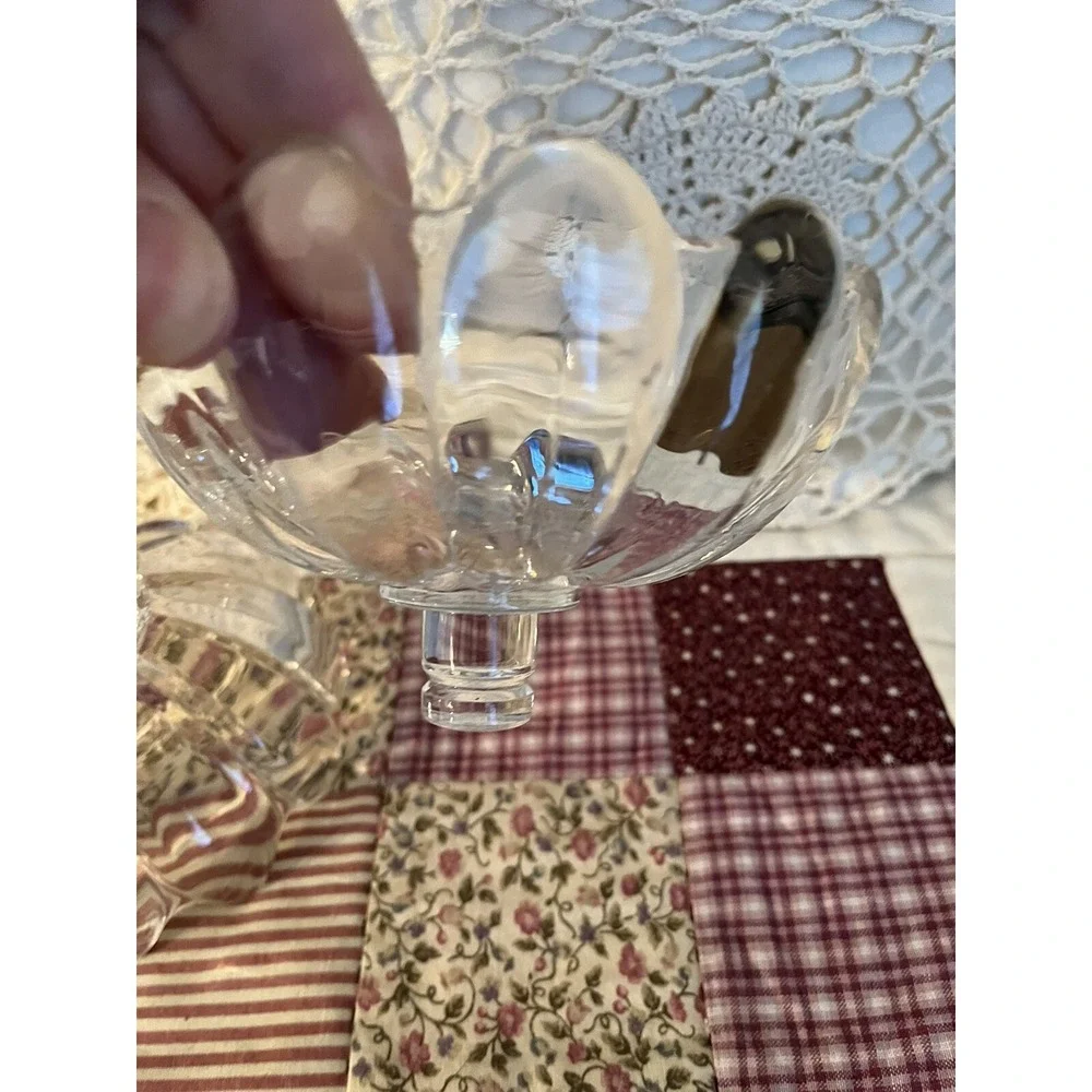 Sconce Glass Candle Holder Part 2 Piece Home Interiors